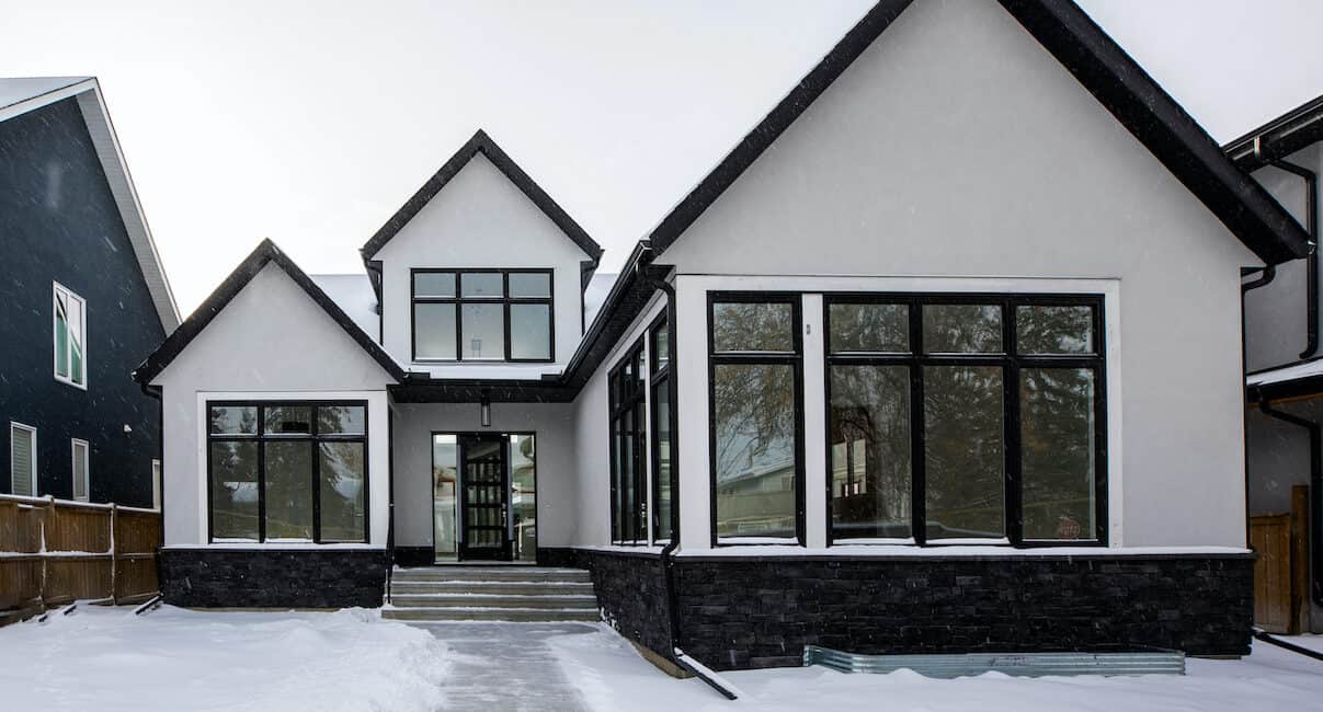North Glenmore Park Modern Bungalow custom residential architecture