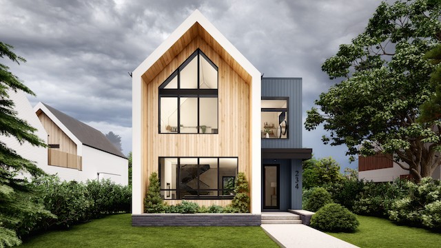 Currie | Scandinavian Modern custom residential architecture feature