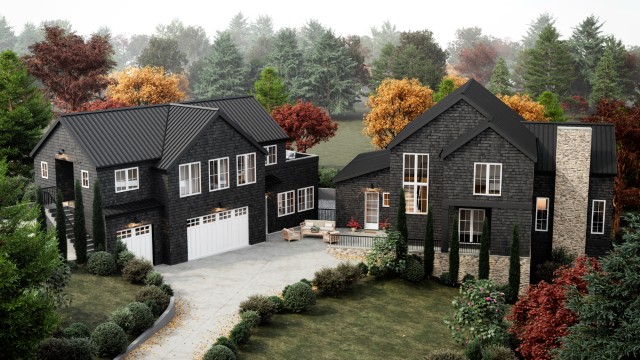 Vancouver Island Modern Shingle Style dream home