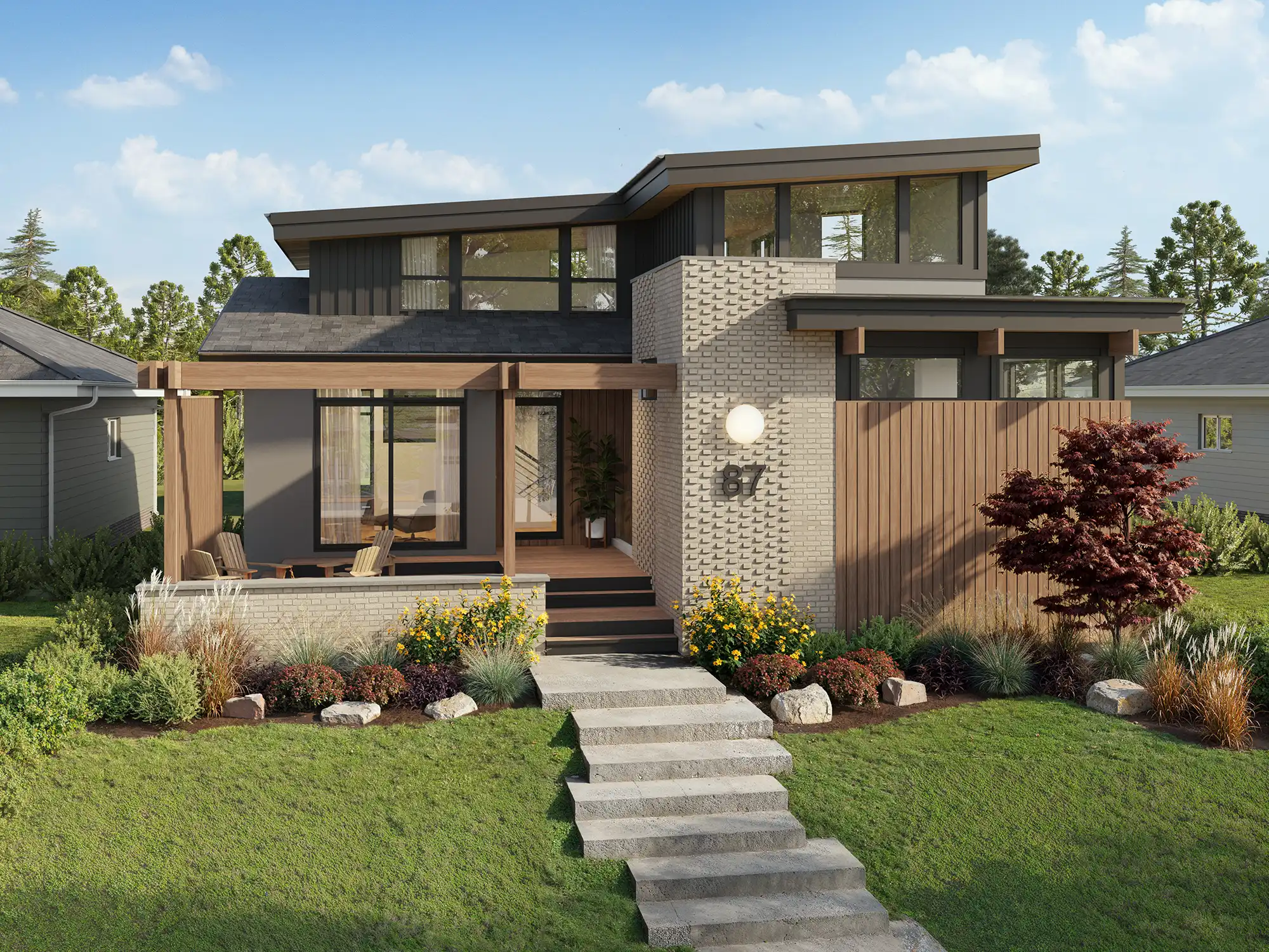 Studio 87 | North Glenmore | Single Family Residential Architectural Design | Calgary architectural design