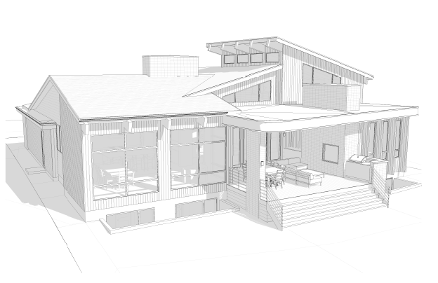 Larch Court | Lakeview | Single Family Residential Architectural Design | Calgary architectural design