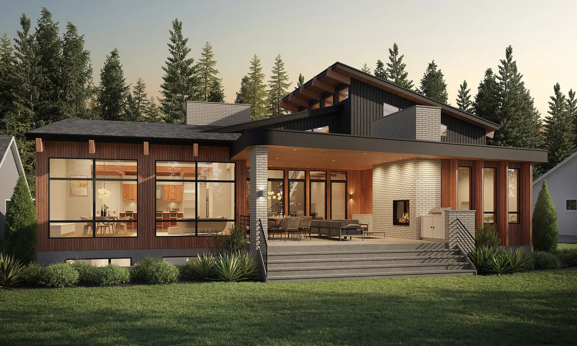 Larch Court | Lakeview | Single Family Residential Architectural Design | Calgary architectural design