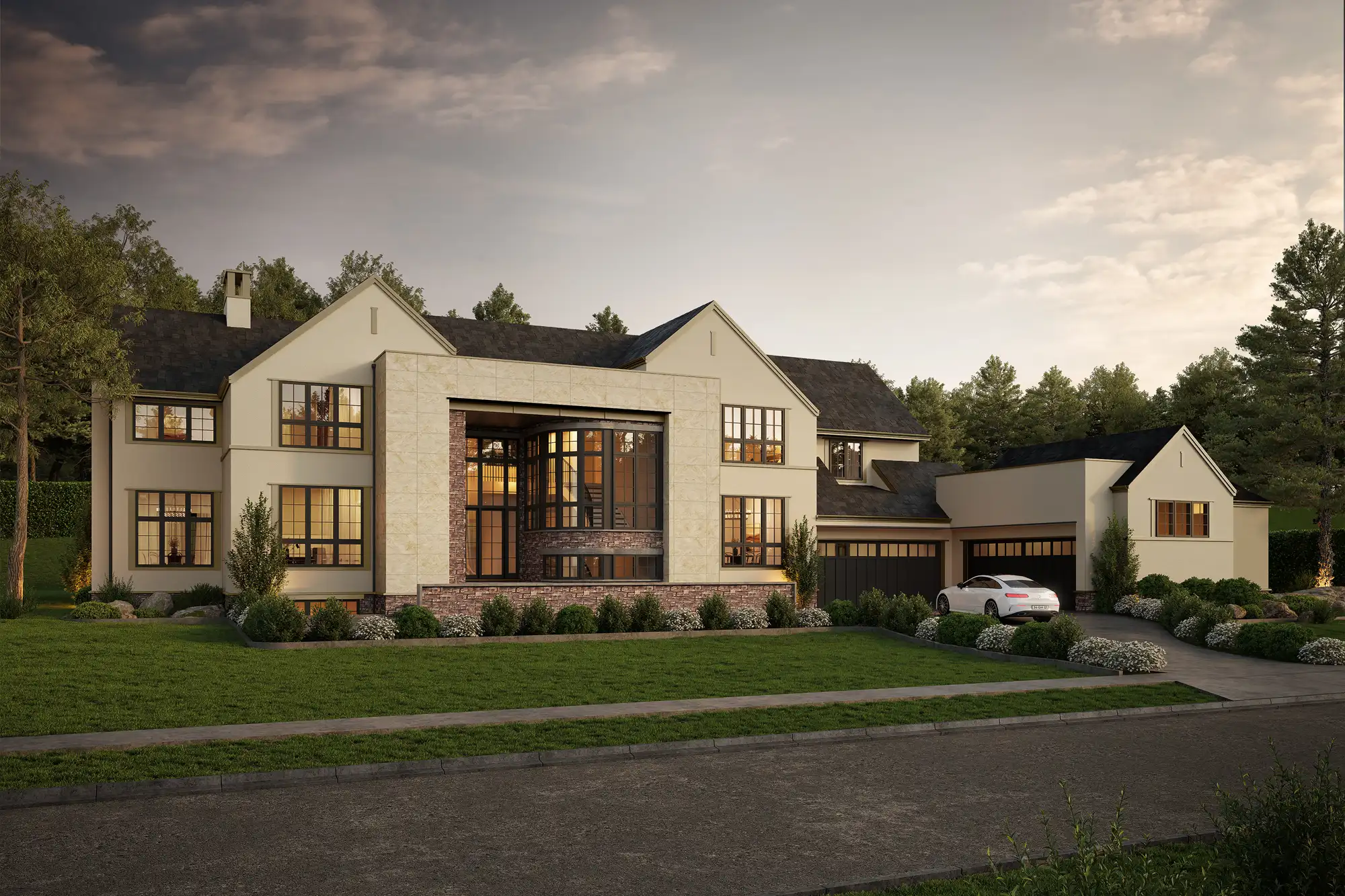 Residential Architectural Design | Calgary | Estate Architectural Design | Bearspaw | Watermark