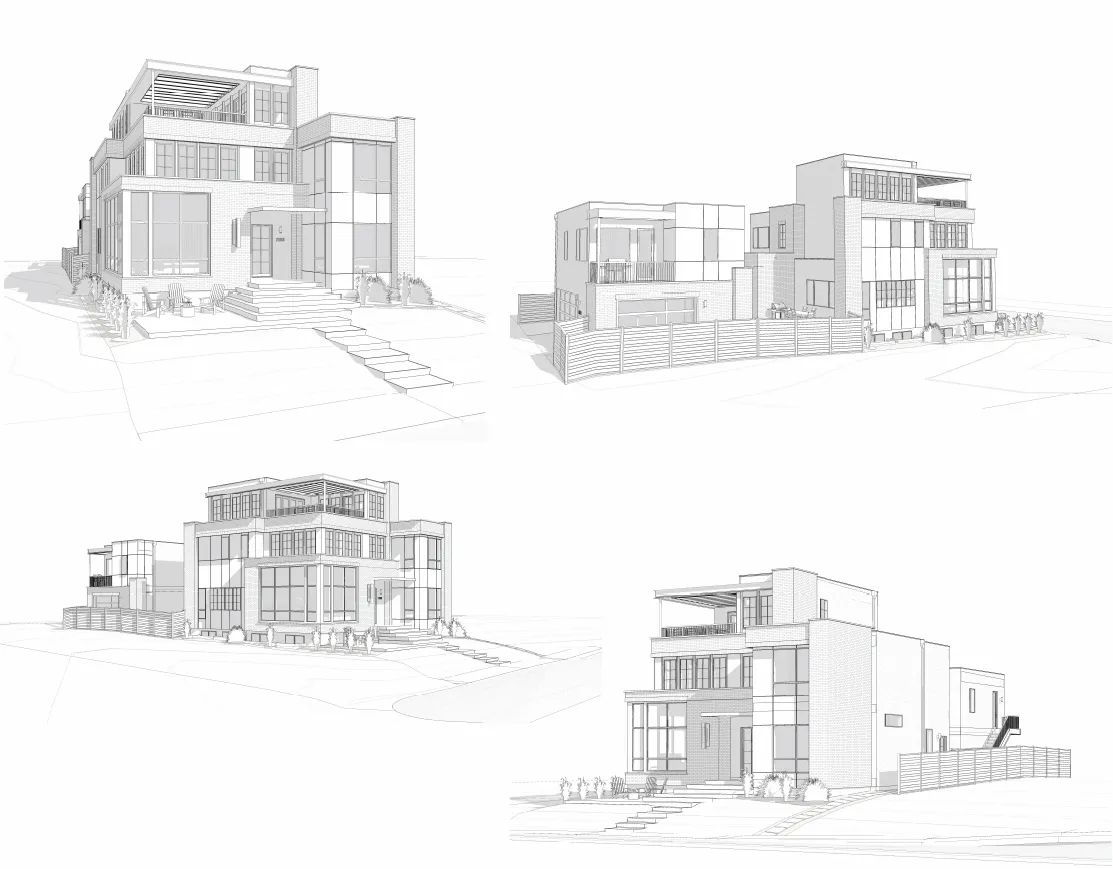 Residential Architectural Design | Calgary | Single Family Architectural Design | Bowmont Park Rise
