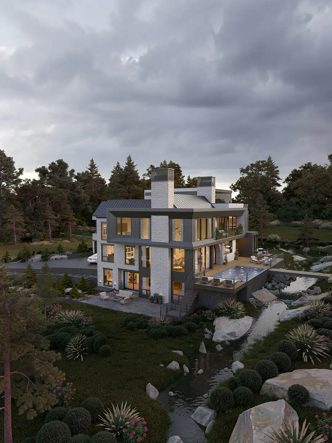 Residential Architectural Design | Calgary | Estate Architectural Design | Stonebrook